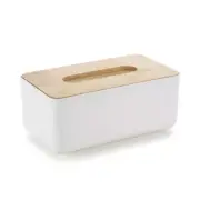 Facial Towel Organizer Tissue Box Holder Rectangular Dryer Sheet Container