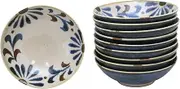 [Amazon.co.jp Exclusive] Commercial Set: Okinawan Aunt's Chosen Tropical-Style Tableware with Yachimun Pattern, Can Be Used for Anything, Small Bowl Set of 10