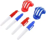 Parliky 6pcs Golf Marker Alignment Clip Balls Marker Markers Stencil Drawer for Marker Tool Line Drawer Lines Drawer Marking Tool Ball Drawing Lines Marker Liner Ball Marker Plastic