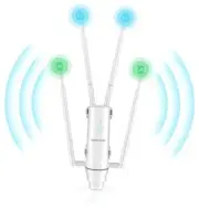 AC1200 Outdoor Long Range Weatherproof Dual Band WiFi Extender/Wireless