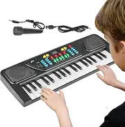 Piano for Kids, 37 Keys Electronic Toy Keyboard Piano, Portable Musical Keyboard for Beginner Children, Electronic Toy Piano with Microphone, Fun Learning Musical Instrument for Home Practice