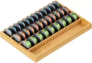Bamboo Coffee Pod Storage Holder Drawer Insert for Counter Compatible Nespresso