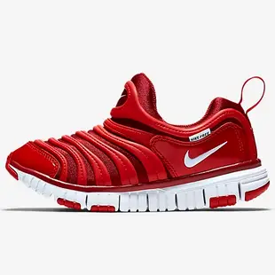 Nike Dynamo Free PS 童鞋 中童 慢跑 毛毛蟲 休閒 紅 【運動世界】343738-621