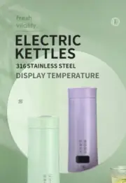 Smart Digital Water Bottle Electric Kettle with Temperature Control, Stainless