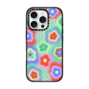 iPhone 16 Pro Impact Case Acid Flowers