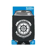 Sailing Ob Real Boaters Dont Need - Funny Novelty Stubby Holder With Base
