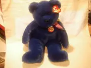 TY BEANIE BUDDY CLUBBY OFFICIAL CLUB BUDDY WITH BUTTON NEW WITH CREASED TAG