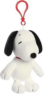 Aurora® Timeless Peanuts® Snoopy Keychain Stuffed Animal - Classic Characters - Lasting Memories - White 4.5 Inches, White