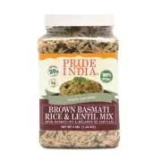 - Indian Brown Basmati Rice & Lentil Kitchari Mix - Protein Superfood, 3 Poun...