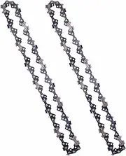 2 Pack R40 10 Inch Chainsaw Chain 3/8" LP .043" Gauge 40 Drive Links Compatible with Ryobi Echo CS-271 PPF-225 Homelite WORX WG322 Black & Decker LCS1020 Chainsaw