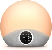 Sunrise Alarm Clock & White Noise Machine 2-In-1, 30 Soothing Sound for Sleeping