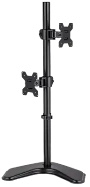Dual Monitor Desk Desktop Mount Stand Fully Adjustable Screen 13"-27" 25LBS