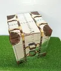Bedside trunk chest aluminium aviator vintage home bar hotel furniture table