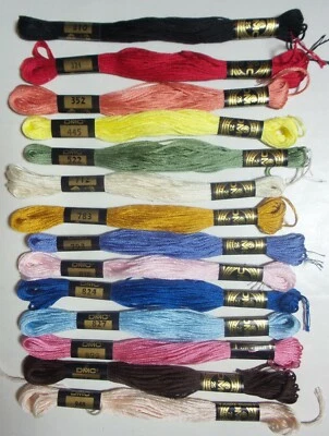 (1) Skein DMC Cotton Embroidery Floss ~ 712 ~ Cream ~ 8m