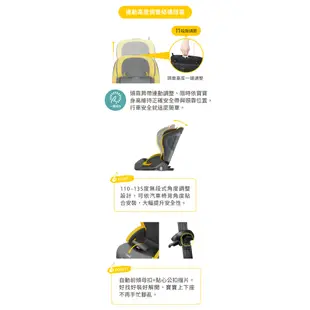 【Combi】Shelly 巧虎版 ISOFIX 成長型 汽車安全座椅｜2-12歲｜成長型座椅｜唯一巧虎授權