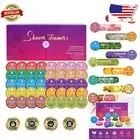 Relaxing 40 PCS Shower Steamers Set – 10 Unique Essential Oil Scents for Gifting