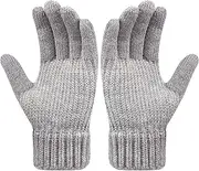 [Generic] Warm Gloves for Men | Touchscreen Double Layer Cycling Gloves | Touchscreen Cold Weather Thermal Gloves, Versatile Hands Warm Gloves