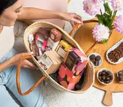 Moroccan Basket with Chocolate Treats