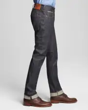 2014 PRPS Men's Japanese Denim Redline Selvedge Jeans 14oz Barracuda 30 x 34