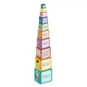 10 Commandments Nesting Blocks Size 6 in Sq Durable Coated Card Stock