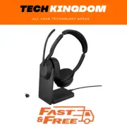 Jabra Evolve2 55 MS Stereo BT ANC Headset + Stand, Link380C, USB-C
