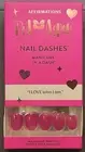 Red Aspen Press On Nails, Short Square, Laurie Is Loved