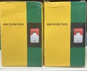 Strobe Siren Alarm 103 DB Horn 12V/24V/220V Wiring Flashing Alarm Siren X 2