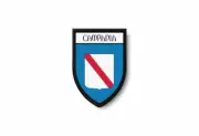PATCH PATCHES EMBLEM IRON ON GLUE PRINT FLAG world crest italy campania