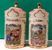 LENOX Disney SPICE - PLUTO NUTMEG & GOOFY HORSERADISH -- Canister -- NEW in BOX