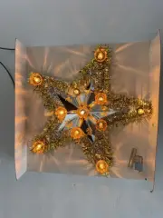 Vintage Sears Lighted Tree Top Star New In Box