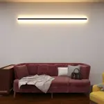 【110V 長條壁燈 窄邊 LED壁燈】現代極簡長條壁燈 臥室床頭客廳陽臺北歐簡約個性創意LED墻燈CCK1030107