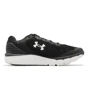 【UNDER ARMOUR】慢跑鞋 Charged Intake 5 男鞋 黑 白 經典 透氣 路跑 運動鞋(3023549001)