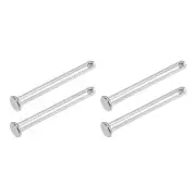 Clevis Pins 4mmx40mm 4Pcs Single Hole Flat Head 304 Stainless Steel Fastener Pin
