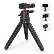 Mini Tripod for Camera, Updated Desktop Tabletop Tripod with Arca-Type Compat...