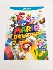 Super Mario 3D World Instruction Manual Booklet ONLY!! (Wii U)