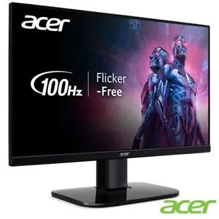 Acer 宏碁 KA240Y H 24型VA電腦螢幕 AMD FreeSync ｜100hz抗閃