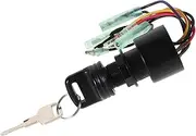 Ignition Switch with Key for Outboard Motors Durable and Reliable Starter Switch for Use Easy to Install for Boat Engines Enhanced Safety Features