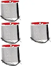 Veemoon 4 Sets DIY Mesh Screen for Windows and Doors Durable Replacement Kit with Accessories Easy Installation and Practical Design for Home Use