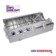 Champ Pans PRO182R3A, One Natural Aluminum Sbc Dry Sump Oil Pan W/ Dart Block #1
