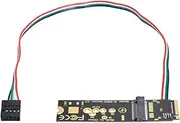 Cablecc NGFF A/E-Key WiFi Card to M.2 NGFF Key-M NVME SSD Adapter for AX200 6 5.1
