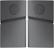 Generic Replacement Faceplate ABS Hard Anti-Scratch Face Plate Console Cover Side Plate Shockproof with Cooling Vent for PS5 Pro 5 Pro Disc/Digital Console
