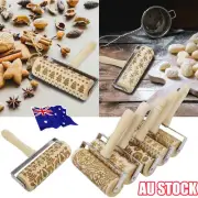 Engraved roll&Hg p#T wooden laser cut ANY PATTERN cookies embossed embossDSg pin