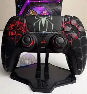 Spiderweb ️ - Marvel Spider-Man - RGB LED - Custom Controller For PS5 Or PC