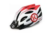 ByK E-50 Adjustable Kids Bike Safety Helmet for 4-10yo White Red 50-55cm