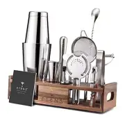 Mixology Bartender Kit Bar Tool Set | Cocktail Making Kit Boston Shaker Set