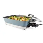 Electric Frypan Non stick Adjustable Temperature Safety Fuse CoolTouch Handles