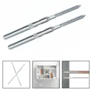 2 Pieces Floating Shelf Metal Brackets With Screws For Floating Wood Shelves New