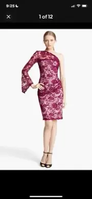 $2770 New Emilio Pucci Lotus Pink One Shoulder Dress
