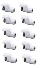 Remsafe Venlock Mini Sliding Aluminium Window Restrictor Locks x 10
