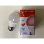 3W LED紅光燈泡